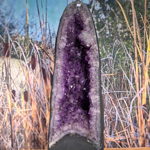 Amethyst Druse mit großen Spitzen