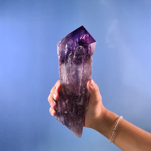 Polierter Amethyst von Steinwelten 