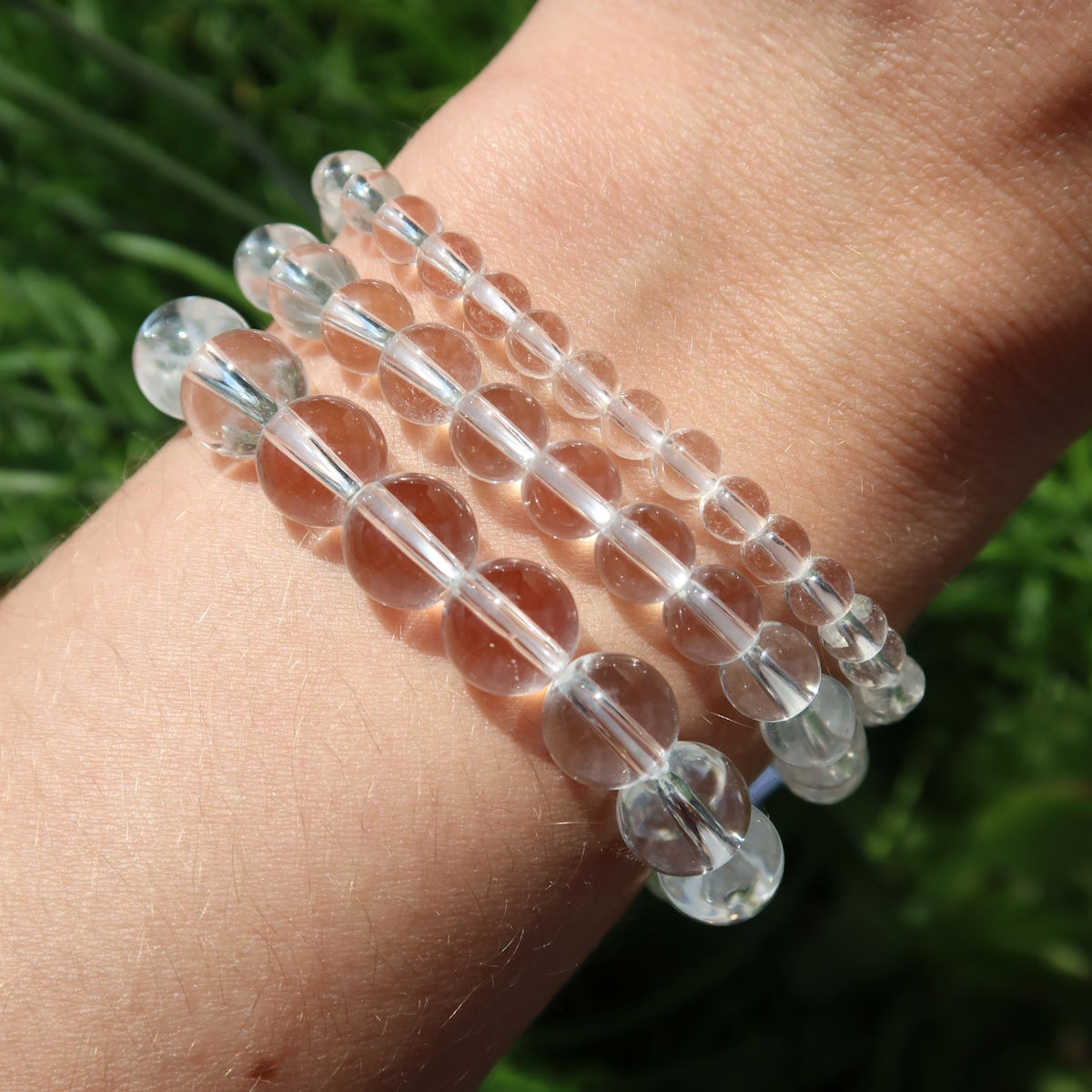 Steinwelten Bergkristall Armband 