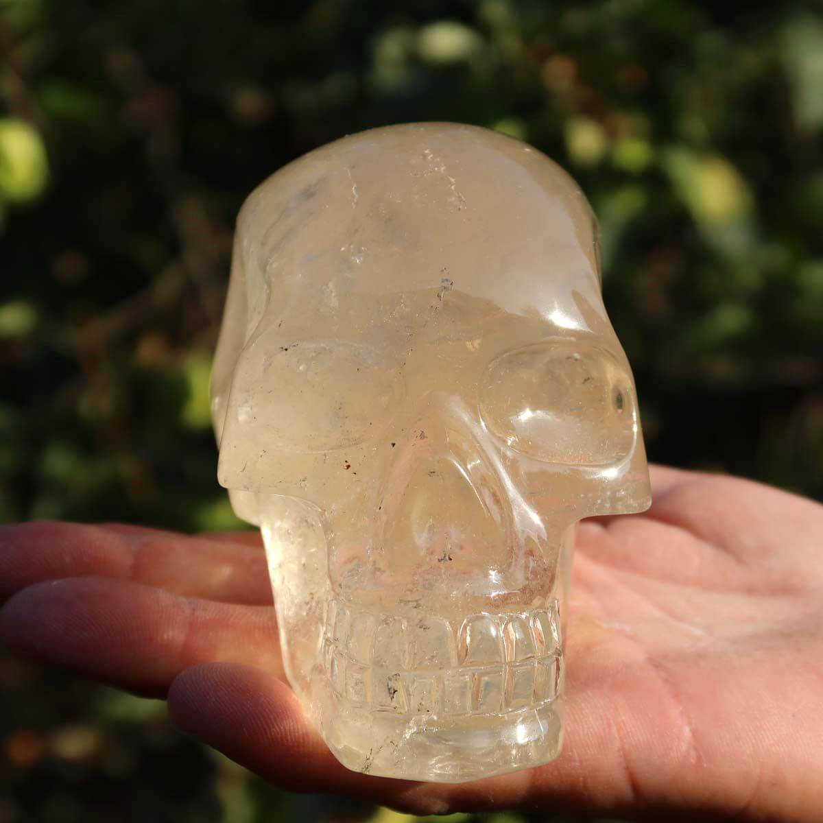 Handcrafted Citrine Crystal Skull, premium quality, unique collectible from Steinwelten, perfect for online purchase.