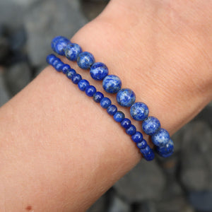 Hochwertiges Lapislazuli Edelstein Armband 