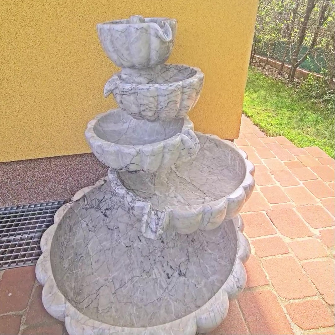 Marmor Brunnen 100% Naturstein