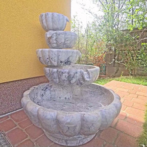 Marmor Brunnen Gartenbrunnen Stein Brunnen