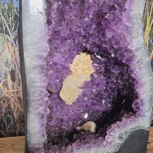 Steinwelten Amethystgeode